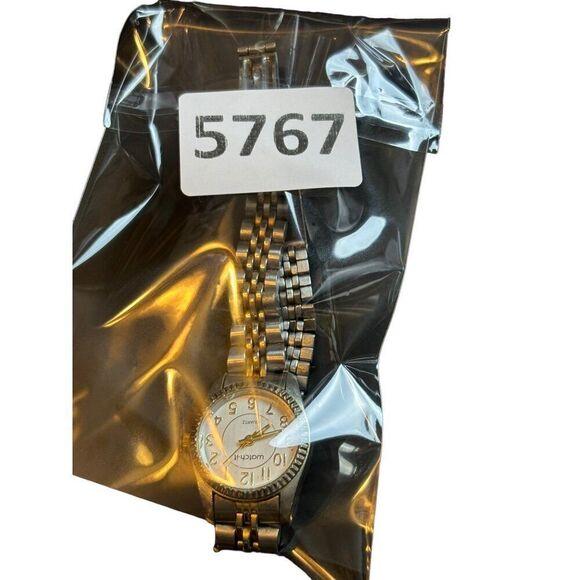 Watch-It Quartz Analog Watch With Two-Tone Stainless Steel Strap Case Diameter 1 - Picture 12 of 12